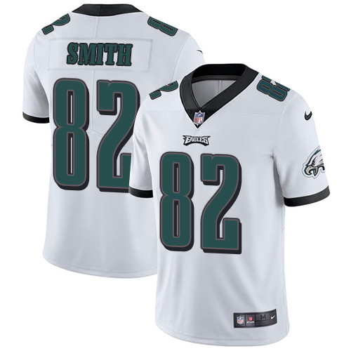 Nike Eagles #82 Torrey Smith White Men's Stitched NFL Vapor Untouchable Limited Jersey - Click Image to Close